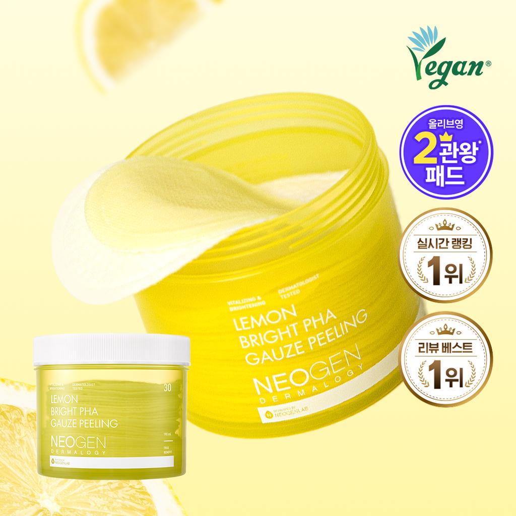 Neogen Pha Gauze Peeling Toner Pad Lemon 30 Sheets 01