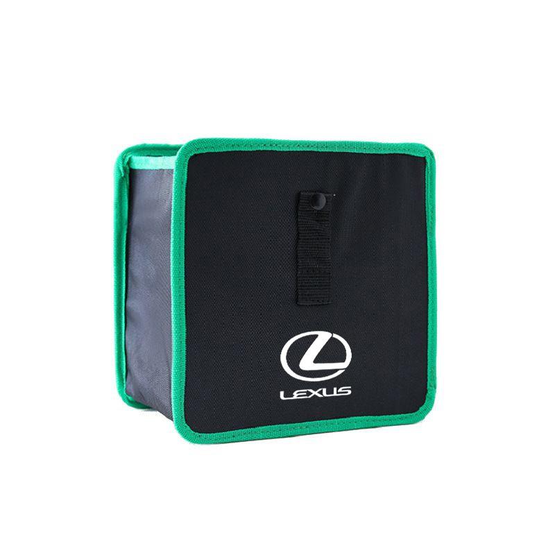 

Car Seat Back Storage Bag Multifunctional Hanging Tidying Stowing Organizer For Lexus ES RX NX LS UX LM LX GX LC RZ IS CT GS RC зелений