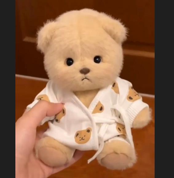 

Плюшевая игрушка Лина Медведь 30 см с пижамой для переодевания 30cm bear clothes not including the bear