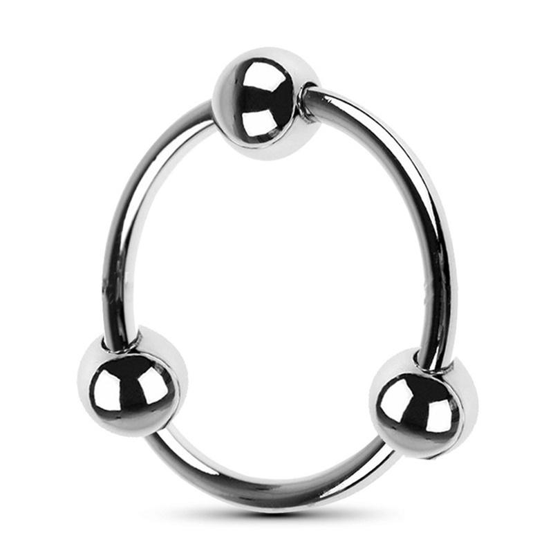 Metal Penis Ring Sex Toys For Men Male Delay Ejaculation Stainless Steel Cock Ring Glans Stimulator Sex Increase Orgasm 6 Sizes