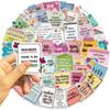 50/100PCS Self affirmation Incentive Tags Graffiti Stickers Decoration Guitar Notebook Luggage DIY Waterproof Stationery Sticker
