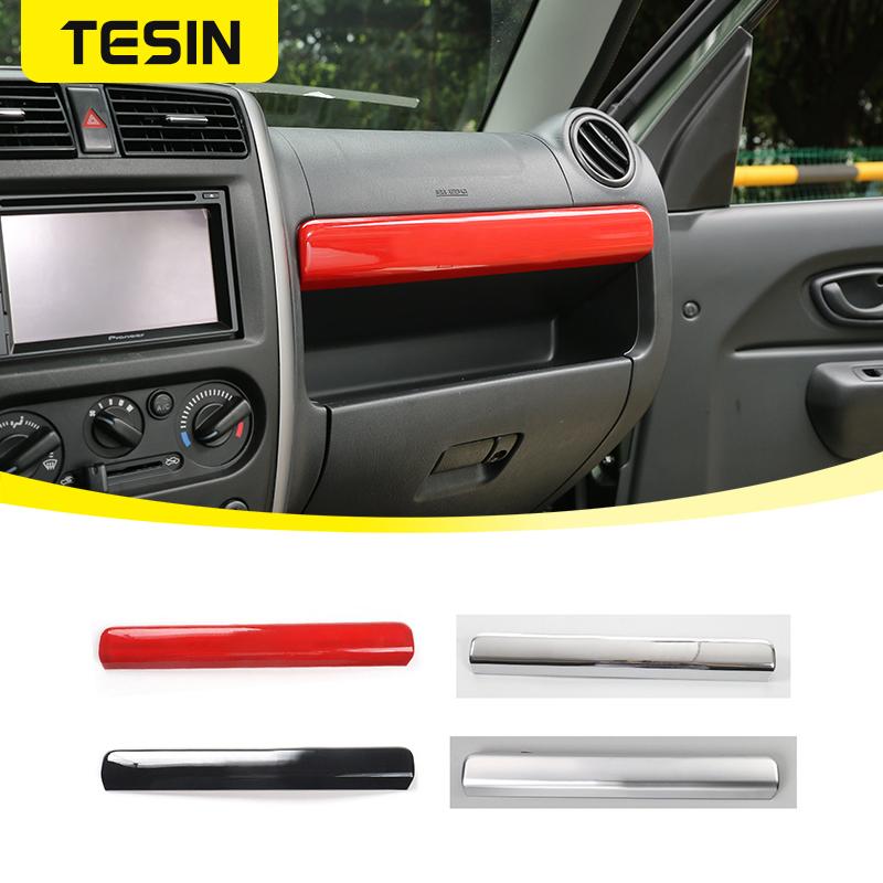 

TESIN ABS перчаточный ящик, отделка, ящик для хранения, декоративная наклейка, интерьер для Suzuki Jimny 2007-2015 автомобиля красный