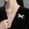Beautiful Horse Pins Metal Brooches Fun Jewelry Unique Badges Alloy Texture Suitable for Daily Party and Everyday Use