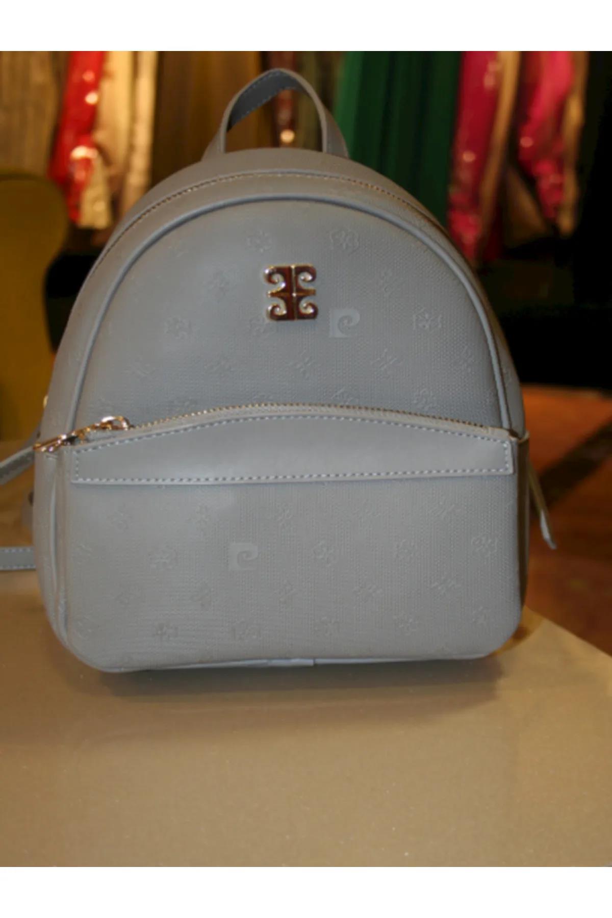 

Серый роскошный рюкзак Original Pierre Cardin