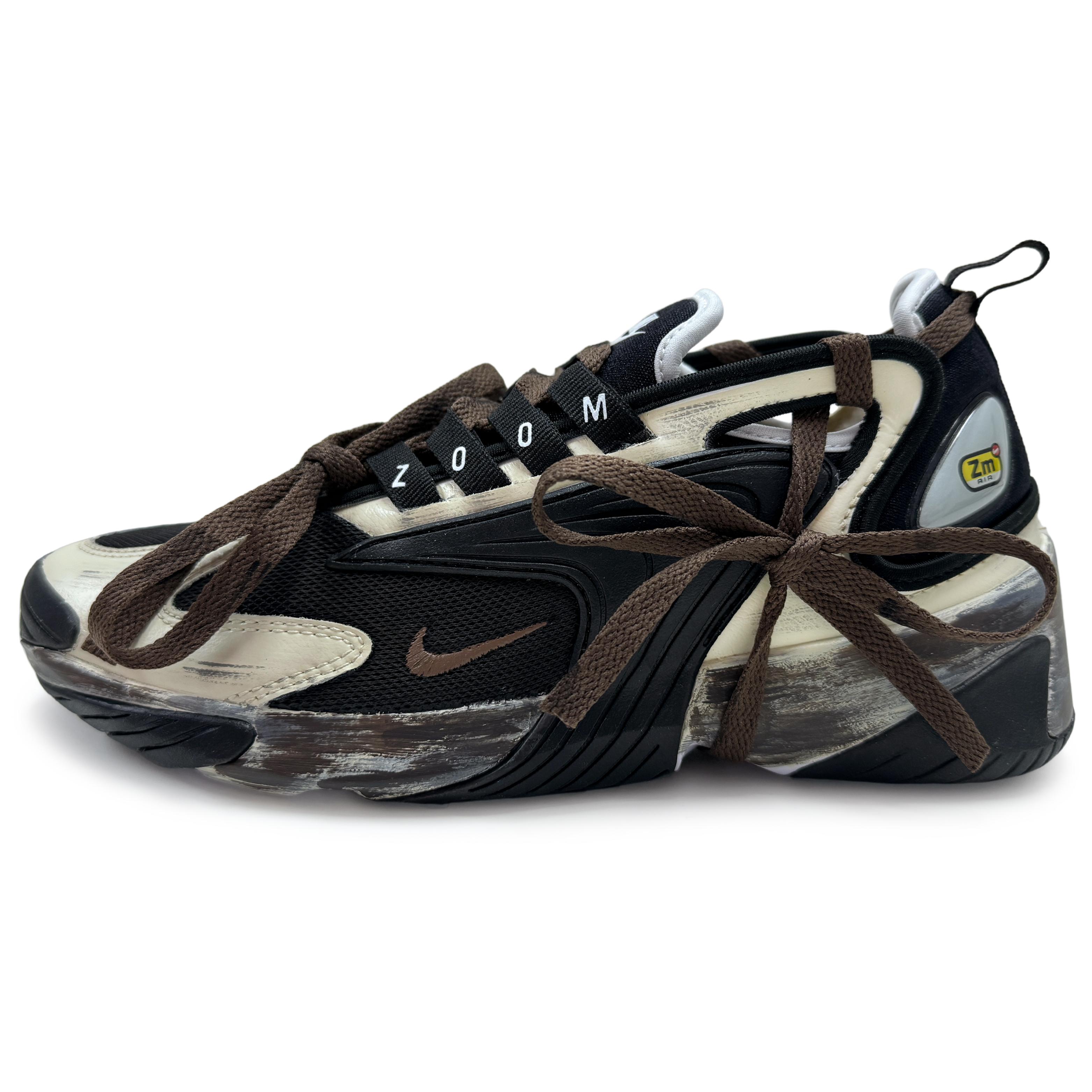 

Nike Zoom 2K Cushioning Abrasion Resistant Breathable Low top Training Running Shoes Men s Beige Yellow Black AO0269-101(Team80-) 40