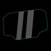 2 Sets of Motorcycle Meter Protection Film for Kawasaki ZX-25R/SE (2023~) ZX-4R/SE ZX-4RR (2024~) ZX-6R (2024~) ZX-10R (2021~)