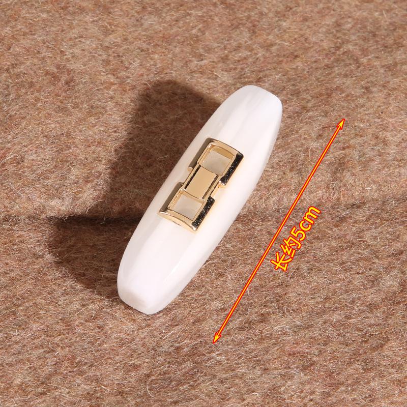 10Pcs Resin Horn Buttons Men'S And Women'S Clothes Tops Coats Trench Coat Buttons High-End Children'S Sweaters Cardigan Button Accessories