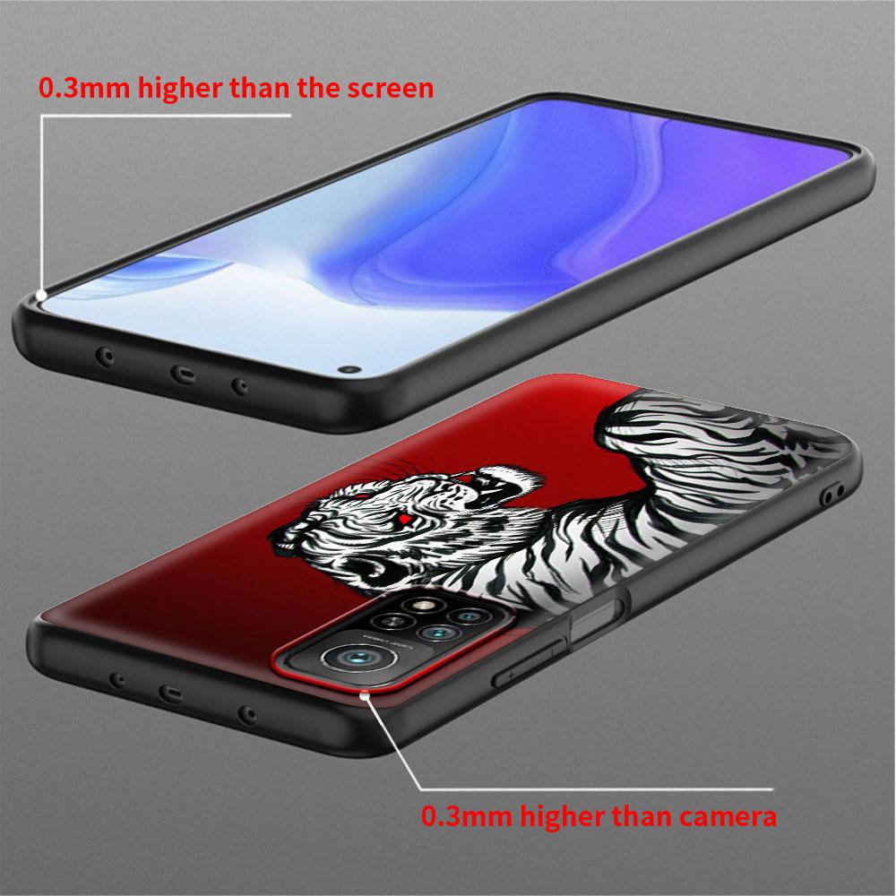 Lion Wolf Case For Xiaomi Mi Poco X3 NFC M4 M3 Pro F3 GT F1 11 Lite Note 10 11T 10T 9T Back Soft Phone Cover