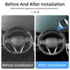 Car accessories Non slip breathable PU leather steering wheel cover For Lada Priora Sedan Sport Kalina Granta Vesta Niva Largus