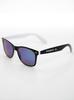 Point X Name Contrast Uni Wayfarer Sunglasses Black / White / Blue
