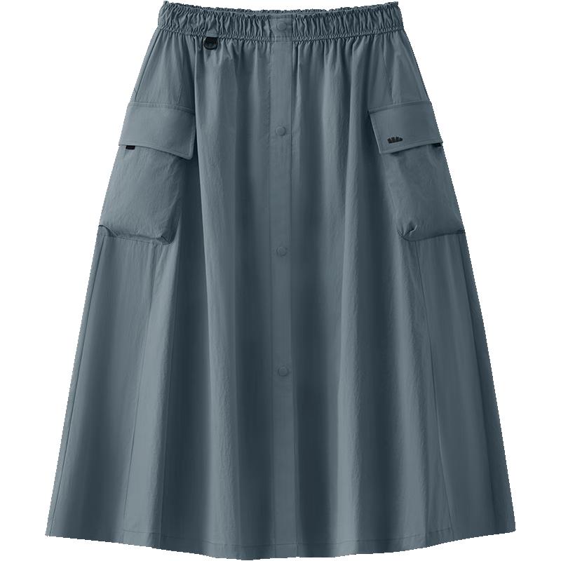 

Beneunder Women s Pleated A-Line Midi Skirt M
