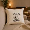 Housse de Coussin J’peux pas je suis Pizzaiolo J'peux pas minimaliste | Coton Canvas Fairtrade 305 g/m² Zip Invisible Taille 50×50