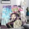 Shinobu Kocho Print Flannel Blanket,High quality Comfortable for All Seasons,Home Decor,Warmth and Comfort,Perfect for Christmas Gifts