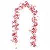 6.5FT Artificial Pink Berry Garland Hanging Vines For Christmas Party Decoration