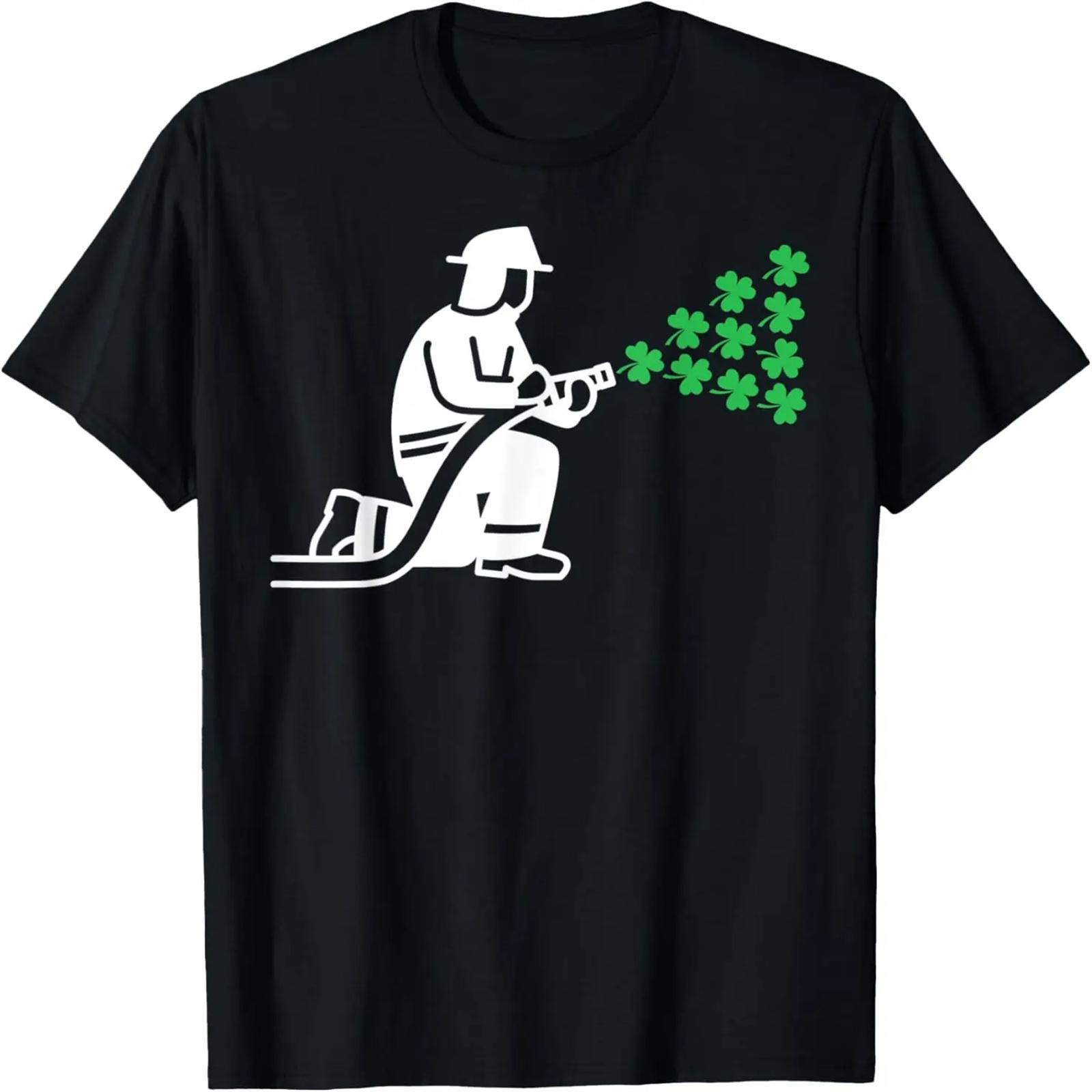 Funny Irish Firefighter Fireman Gift St Patrick s Day T-Shirt XXXXXL разноцветный