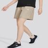 Skechers Solid Color Moisture Wicking Quick Dry Elastic Waist Casual Shorts Women shorts Light-Brown P224W088-01GA
