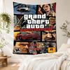 Grand Theft Auto Gestalte deinen Namen Wandteppich Leichter Wandteppich Farbecht Geeignet für Picknicks Ideal für alle Jahreszeiten