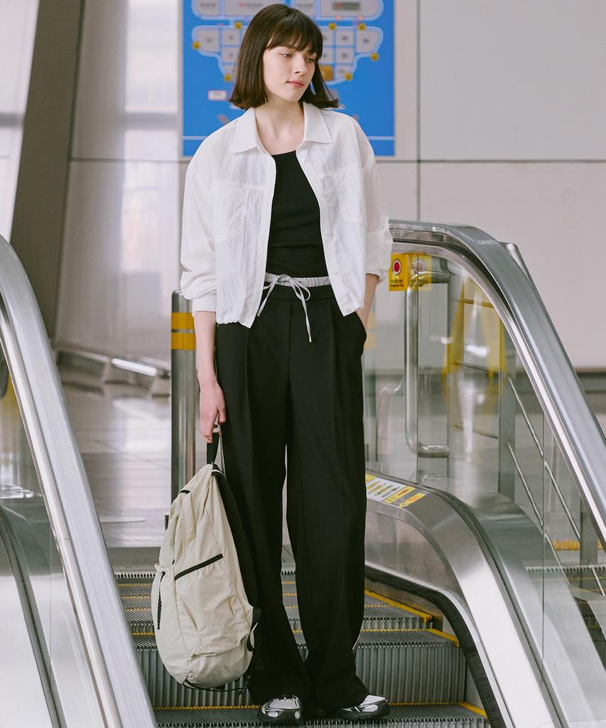 MALOUPE 4112 Nylon Outer Shirt (White)