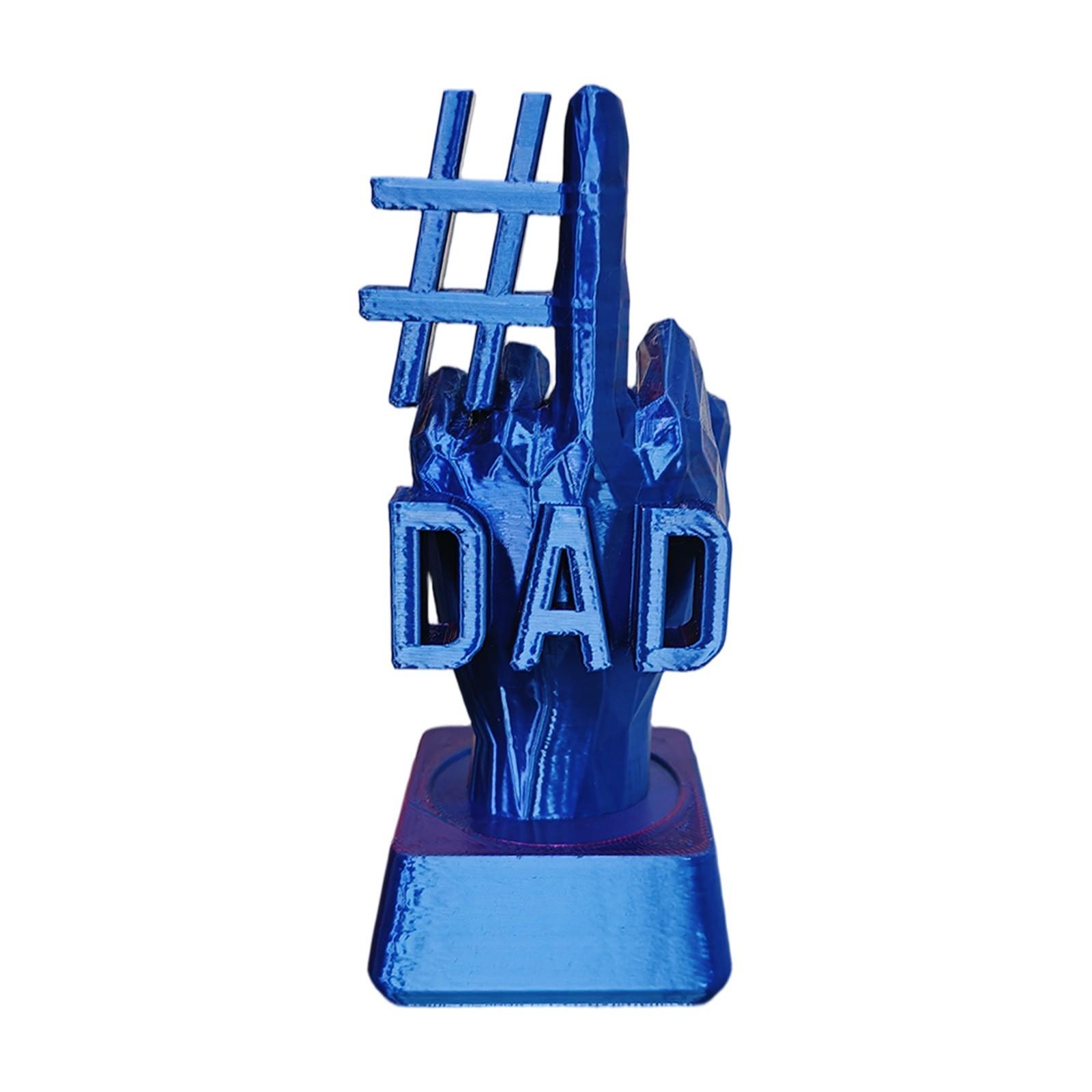 

Трофей «Средний палец», напечатанный на 3D-принтере, лучший подарок на День отца, игрушка для снятия стресса, домашний декор One Size