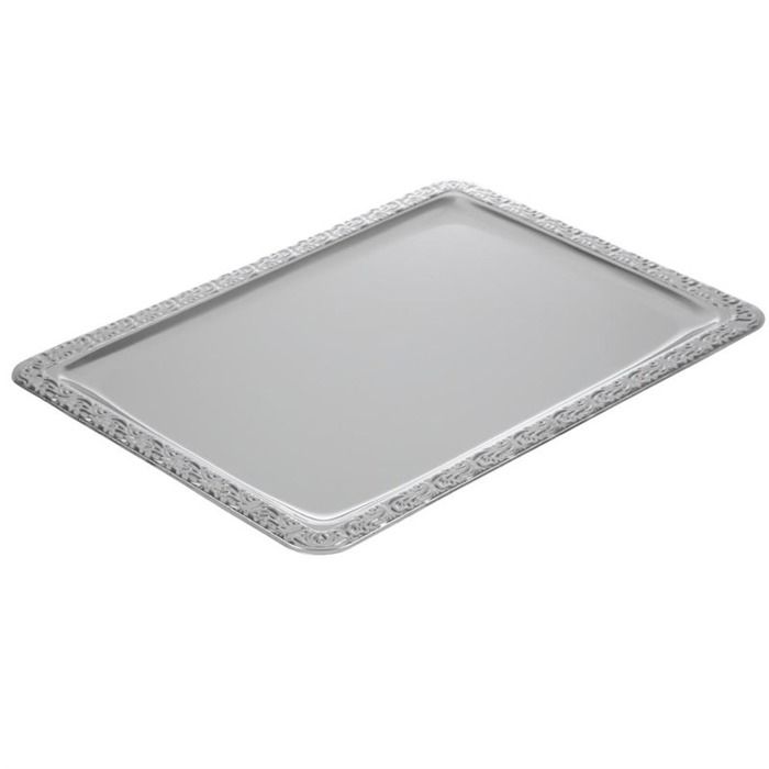 Plateau de service - aps - gn 1/1 - acier inoxydable - 53 x 32,5 cm - rectangulaire