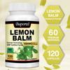 Buporai Organic Lemon Balm Extract, 1500 Mg Per Capsule, Standardized Concentrated Extract, All-natural.