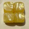 10pcs Pearl Textured Round Blank Dice Smooth Game Props for Camping Trip Travel Portable Board Game Accessories