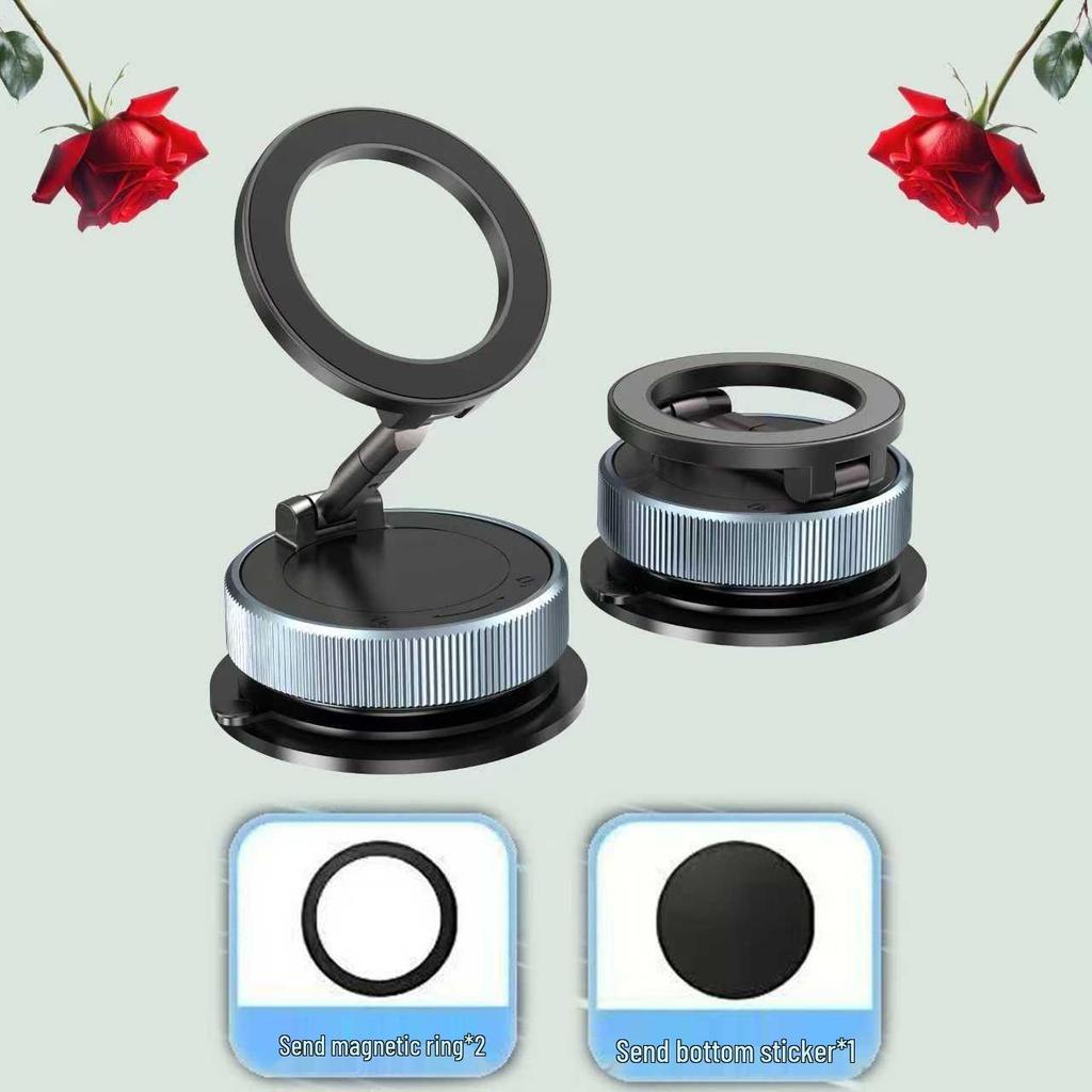 360° Rotatable Magnetic Car Phone Holder with Strong Suction Cup