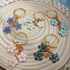 Cherry Blossom Keychain Simple Flower Pendant for Phone and Bag Decoration Couple Family Keychain Pendant