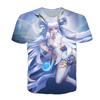 Men Women Gaming T-Shirt With 3D Digital Print Character Design Casual Short Sleeve Tee