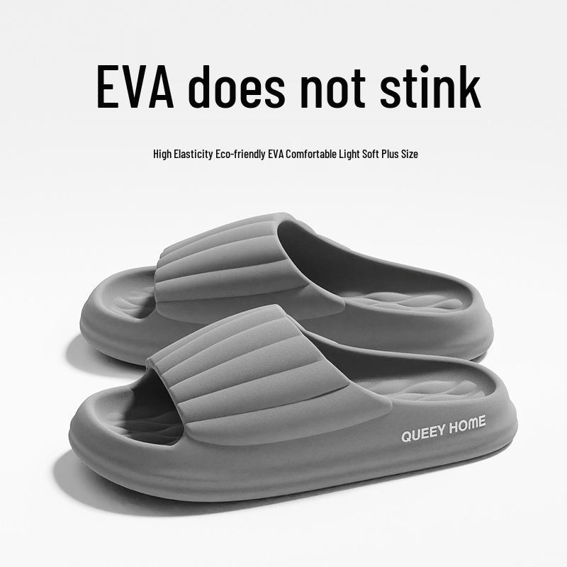Stepping-on-Clouds: Non-Slip, Thick-Soled EVA Summer Slippers for Men & Women – Ideal for Indoor, Outdoor, and Bathroom Use