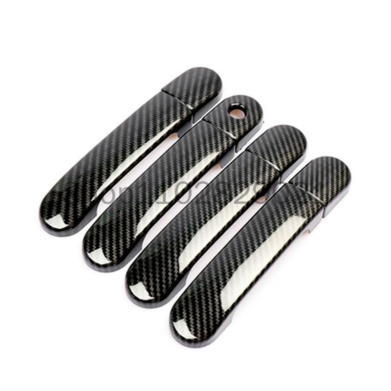 Car Door Handle Covers Trim Overlay Styling Sticker Auto Exterior Accessories For Nissan March Micra K12 Tiida C11 2003-2010