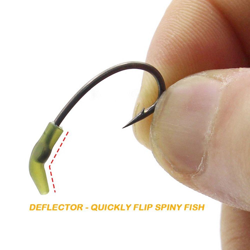 30pcs Kickers Hook D Rig Kickers Aligners Sleeve Hook Line Aligners Sleeve Rigs  Terminal Tackle