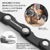 ROCKBROS Bicycle Blade Chain with for Includes 2 Keys Lock, Keyed, Folding, Lock, Anti-Theft, Durable, Portable, Bracket, Commuting, MTB, Square,