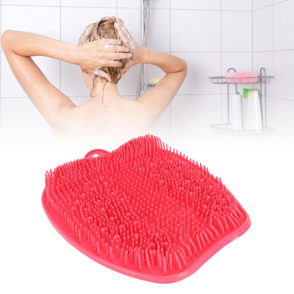 Shower Foot Scrubber Fruit Shape Anti Slip Suction Cup Soft Silicone Foot Washer for Bathing Bathroom Massage