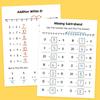 Number Line Workbook Exercise Notebook for Middle High School Math Curriculum Quality Paper for Teachers and Students