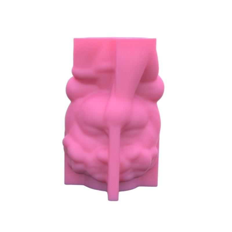 Girl Gypsum Silicone Mold  Succulents Concrete Flower  Vase Plaster Cement Mold Clay Mold Candle Holder Mold