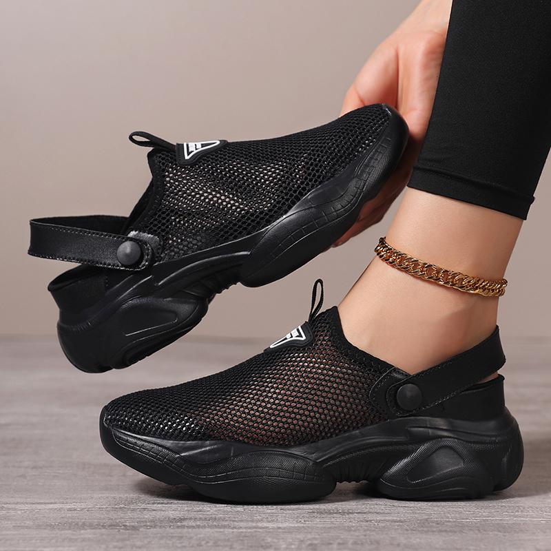 New fashionable summer anti-slip thick-soled high-fly woven thin style breathable, lightweight and casual sports sandals