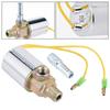 1/4inch 12V 24V 10A NEW Metal Car Train Truck Air Horn Electric Solenoid Valve Heavy Chrome