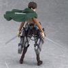 Anime Figure Attack On Titan Eren Jaeger Standing Holding Sword Detachable Model Perfect Toy PVC Collection Desktop Ornaments 14CM