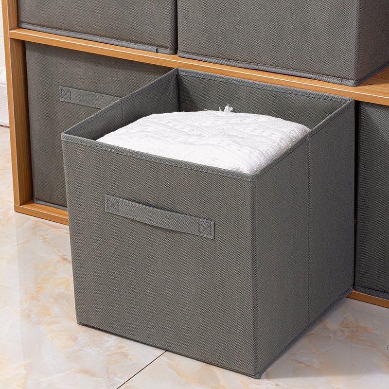 Fabric Storage Box: Lidless Organizer for Clothes, Books, and More