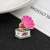 9 Style Brooch Vintage Game Machine Envelope Phonograph Square Enamel Pin And Brooches For Women Badge Jackets Men Accessories