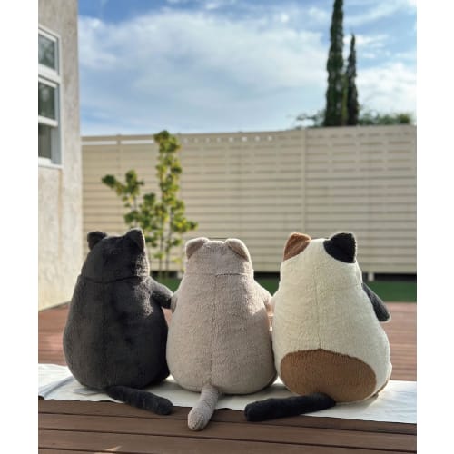 Livheart Cat Body Pillow, Calico Sanma, Large (approx. 38cm in length), Cute Cat Body Pillow, Plush Toy, Cat Merchandise, 27721-11