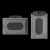 1/3Pcs Work Card Holders Hard Plastic Name Card ID Card Pouch ID Business Case Card Sleeve Protector Cover Office School Supply