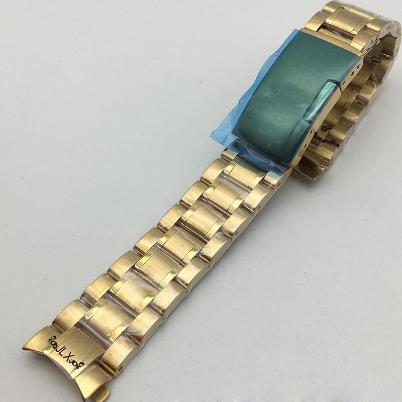 Solid Stainless Stainless Steel Single-Side Folding Buckle Watch Accessories Steel Arc Mouth