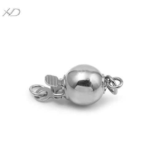 XD K03114K Gold Necklace Ball Clasp 14K Real Gold Necklace Clasp 14k Gold Ball Clasp