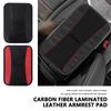 For Volvo Car Console Armrest Pad Carbon Fiber Leather Auto Cushion Cover V50 S60 XC60 S40 XC40 XC90 V60 S80 S90 V70 XC70
