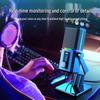 RGB Noise-Reducing Mic for Gaming, Streaming, Conferences, and Online Classes - Blackout Desktop Microphone