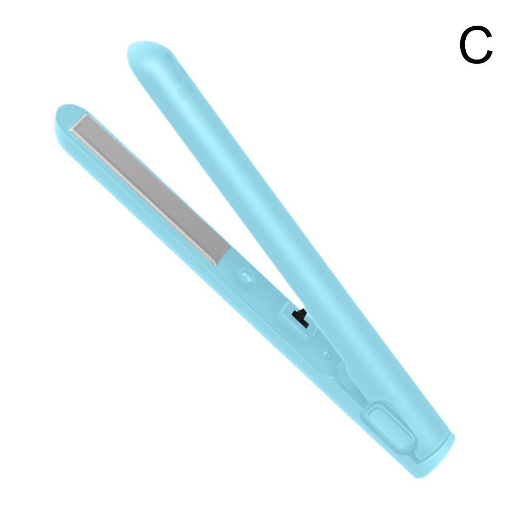 Dual Use Ceramic Hair Clippers Women's Straightening Ironing Hair Stick Damage Free Bangs Hair Accessories Salon Tools
