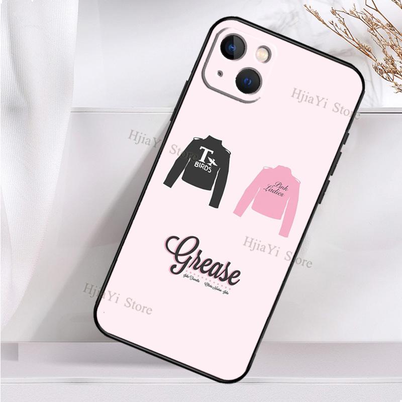 Pink Ladies Grease Movie Shockproof Phone Case For iPhone 12 13 Mini 11 14 Pro Max XS XR X 7 8 Plus SE 2020 Back Cover