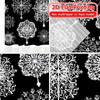 Modern Flat Printing Curtains Without Rod Christmas Trees Snowflakes Fashionable Curtainments During Valentine Set Of 2 Made Polyester